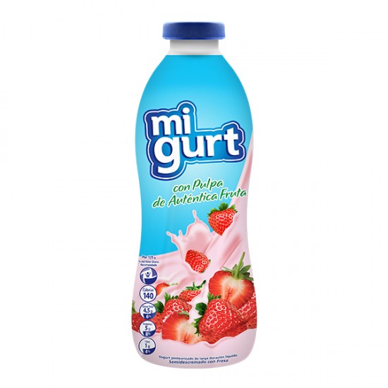 YOGURT MIGURT 750 G FRUTA FRESA