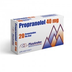 PROPRANOLOL PLUSANDEX 40MG X20TAB