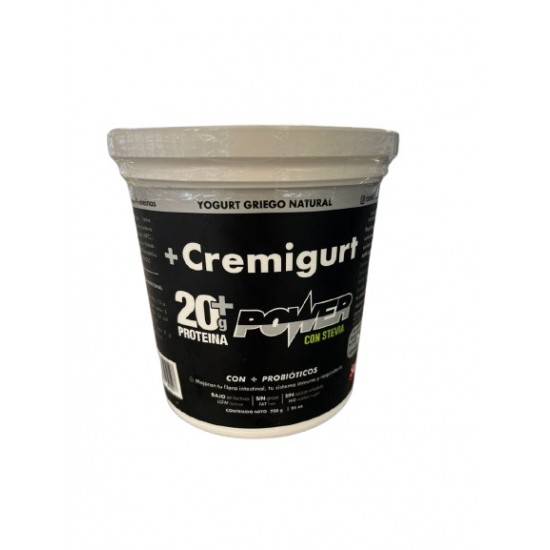 YOGURT CREMIGURT 700GR NATURAL POWER STEVIA