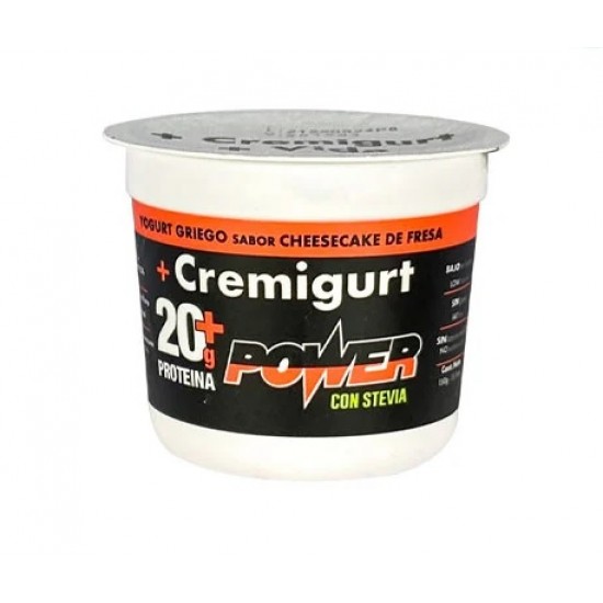 YOGURT CREMIGURT 150GR CHEESECAKE FRESA POWER STEVIA