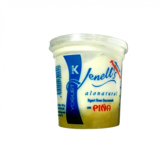 YOGURT JENELL S 180 G PINA