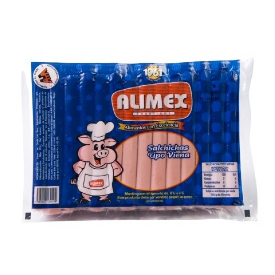 SALCHICHAS VIENA ALIMEX 450 G