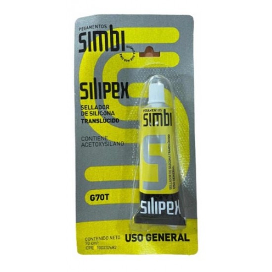 SILICON SILIPEX 70 CM3 TRASLUCIDO