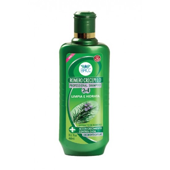 CHAMPU BACC 460ML ROMERO CRECE PELO