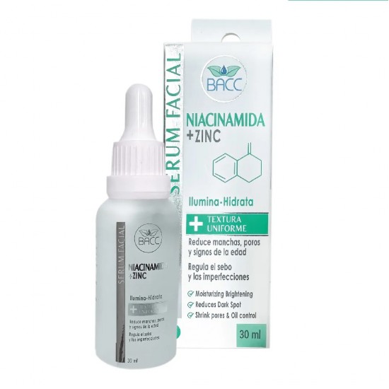 SERUM FACIAL BACC 30ML NIACINAMIDA ZINC