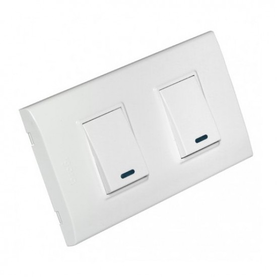 INTERRUPTOR IGOTO BLANCO DOBLE