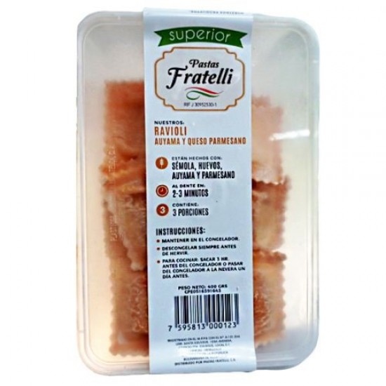RAVIOLIS FRATELLI 400GR AUYA PARME