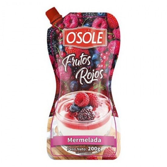 MERMELADA OSOLE 200GR FRUTOS ROJOS