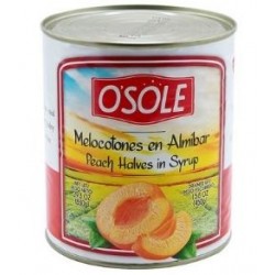 Melocotones Osole en Almibar Lata 830Gr