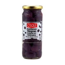 Aceitunas Negras Enteras 340gr Osole