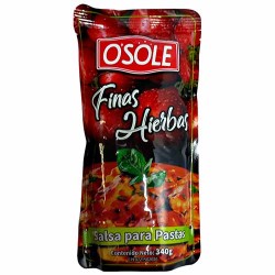 Salsa Osole P/Pasta Finas Hierbas 340Grs