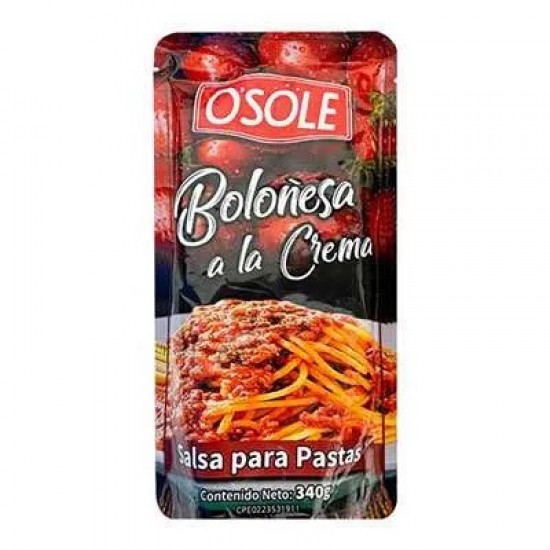 SALSA OSOLE 340GR PARA PASTA BOLONESA A LA CREMA