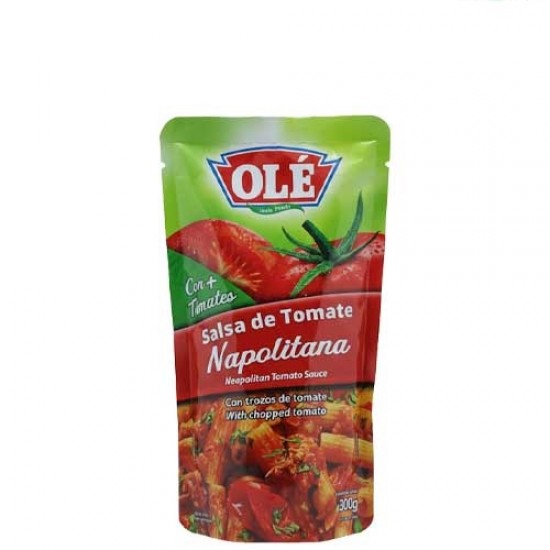SALSA OLE 300GR NAPOLITANA POUCH