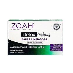 BARRA LIMPIADORA ZOAH 90GR DETOX PURIFYNG