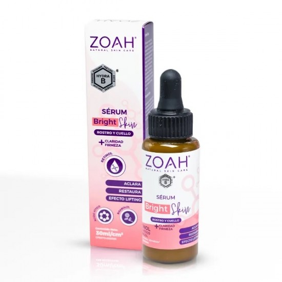 SERUM FACIAL ZOAH 30ML ACLARANTE BRIGHT SKIN