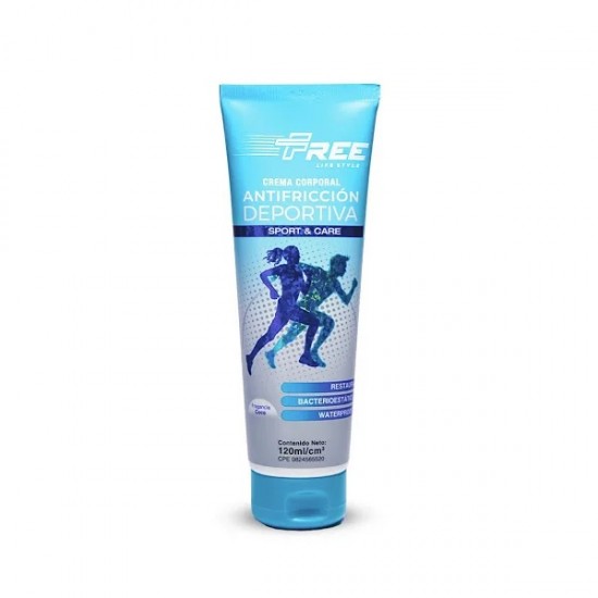 CREMA CORPORAL FREE 120ML DEPORTIVA ANTIFRICCION