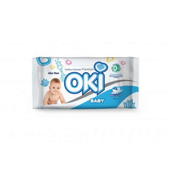TOALLAS HUMEDAS OKI 42UND ALOE