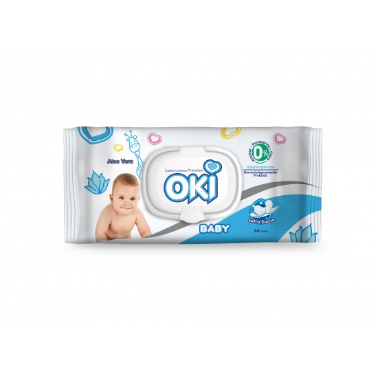 TOALLAS HUMEDAS OKI 64UND ALOE