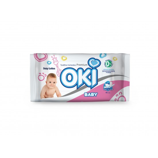 TOALLAS HUMEDAS OKI 42UND LOTION