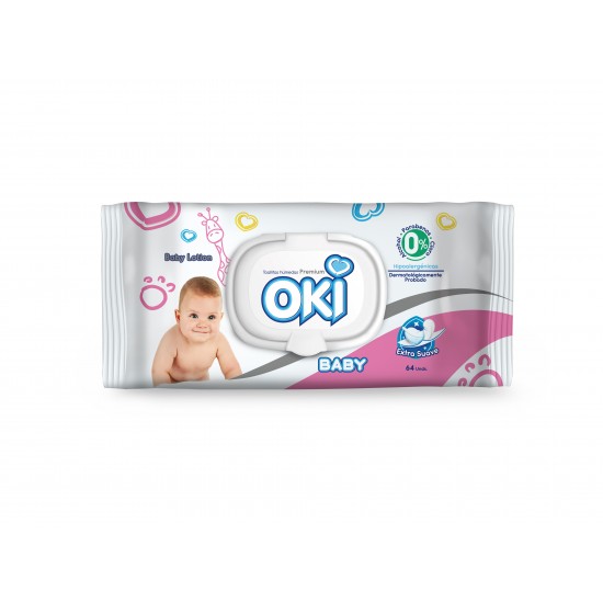 TOALLAS HUMEDAS OKI 64UND LOTION