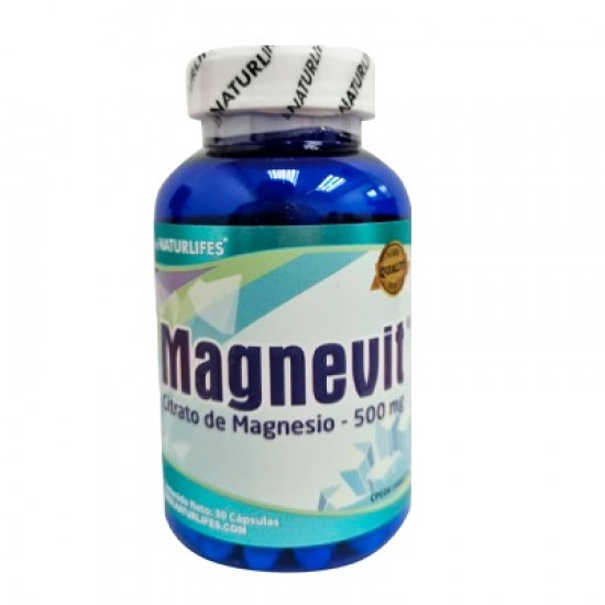 MAGNEVIT 500MG X 30CAPS MAGNESIO NATURLIFES