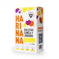 GALLETA HARINANA 150GR CANELA JENGIBRE SIN GLUTEN