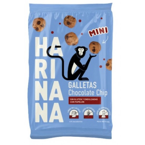 GALLETA HARINANA CHOCO CHIP X 4 UNID 40GRS C/U
