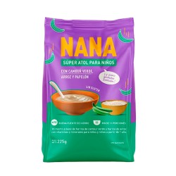 ATOL NANA 225GR CAMBUR VERDE ARROZ Y PAPELON