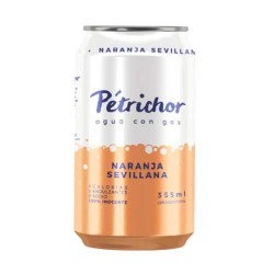 Agua Gasificada Petrichor Naranja Sevillana 355ml