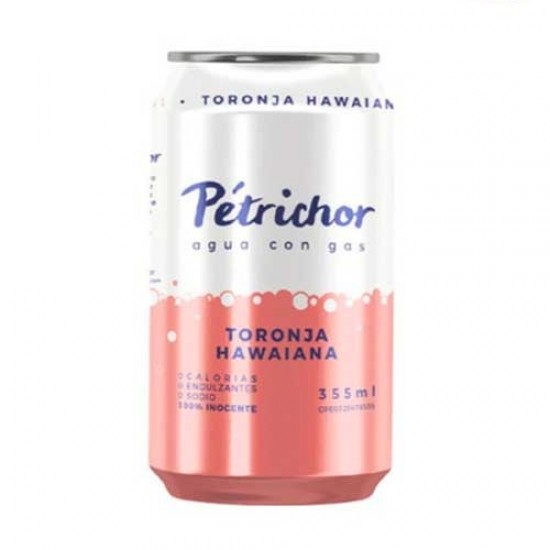 AGUA GASIF PETRICHOR 355ML TORONJA HAWAIANA