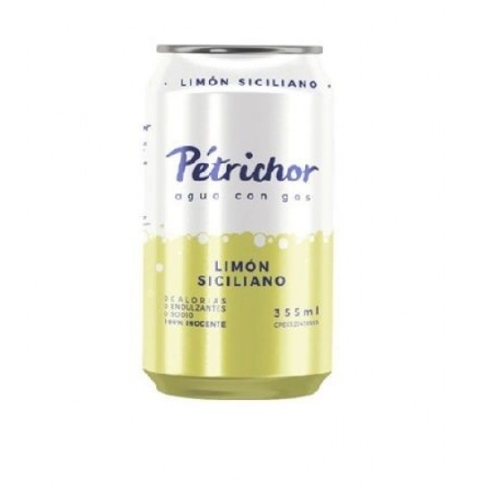 AGUA GASIF PETRICHOR 355ML LIMON SICILIANO