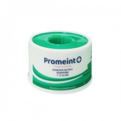 ADHESIVO DURAPORE 1 X 10YDS X 1UND CARRETE TELA BLANC PROMEINT