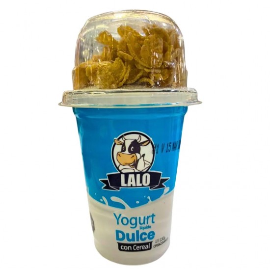 YOGURT LALO 150GR DULCE C/CEREAL AZUCARADAS