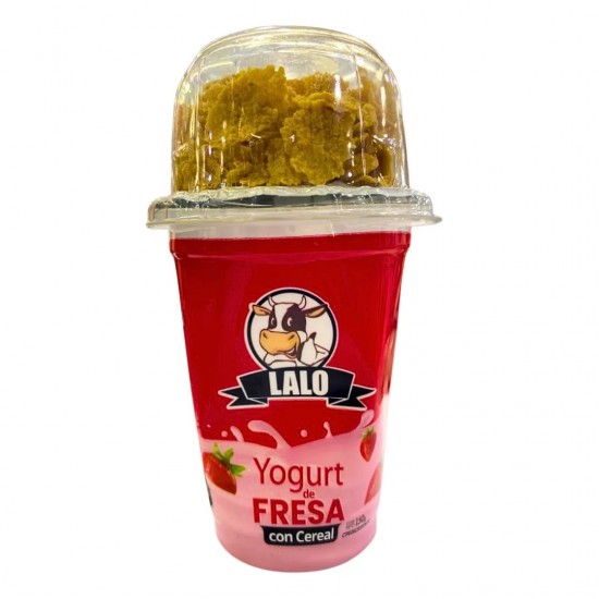 YOGURT LALO 150GR FRESA C/CEREAL AZUCARADAS