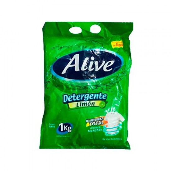 DETERGENTE ALIVE 1KG LIMON