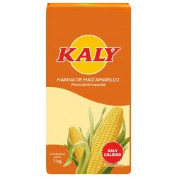HARINA DE MAIZ KALY 1KG AMARILLA