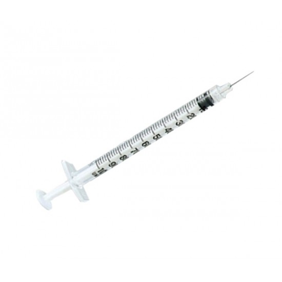 JERINGA CON AGUJA 1ML 27G X 1/2 X 1UND GROSSMED