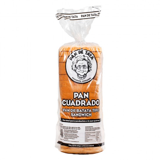 PAN SANDWICH DE TATA 575GR CUADRADO