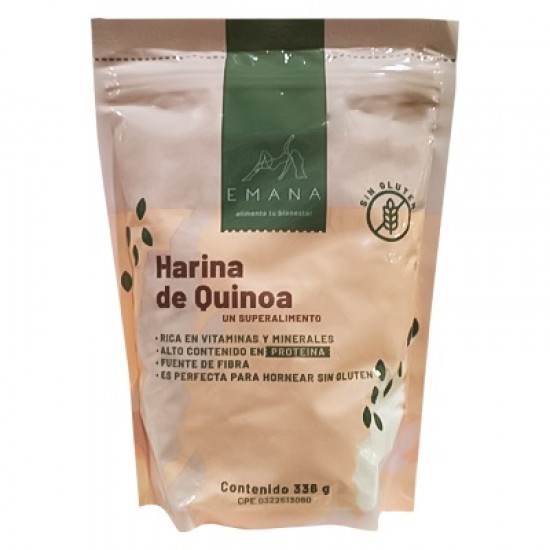 HARINA DE QUINOA EMANA 336GR S/GLUTEN