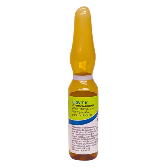 BIOVIT K 10MG/1ML X 1AMP I.V I.M VIT K1 BIOGLASS