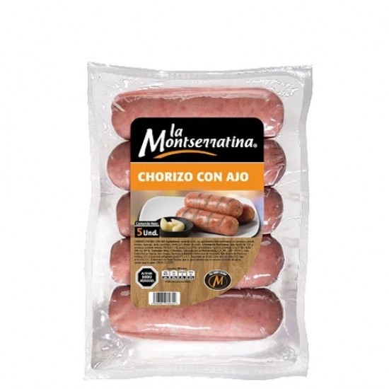 CHORIZO DE AJO MONTSERRATINA 5UND