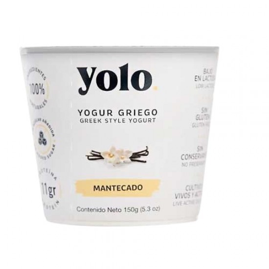 YOGURT GRIEGO YOLO 150 G MANTECADO