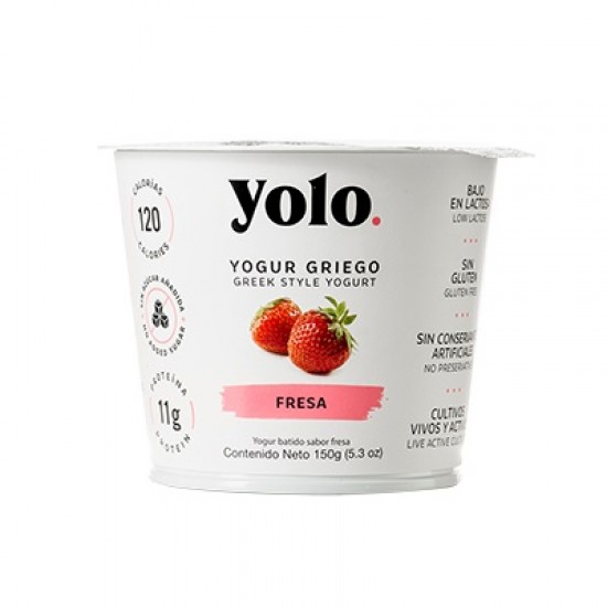 YOGURT GRIEGO YOLO 150GR FRESA