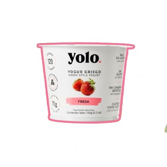 YOGURT GRIEGO YOLO 680GR FRESA
