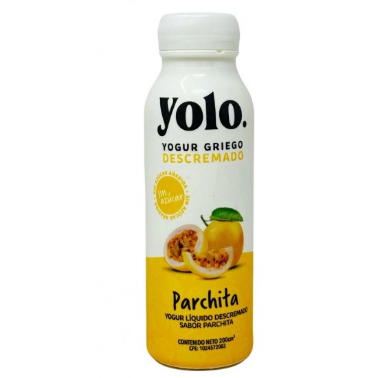 YOGURT GRIEGO YOLO 200ML PARCHITA LIQ