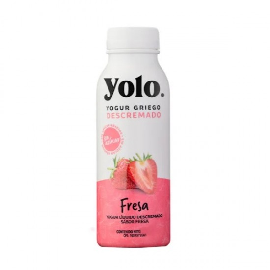 YOGURT GRIEGO YOLO 750ML FRESA LIQ