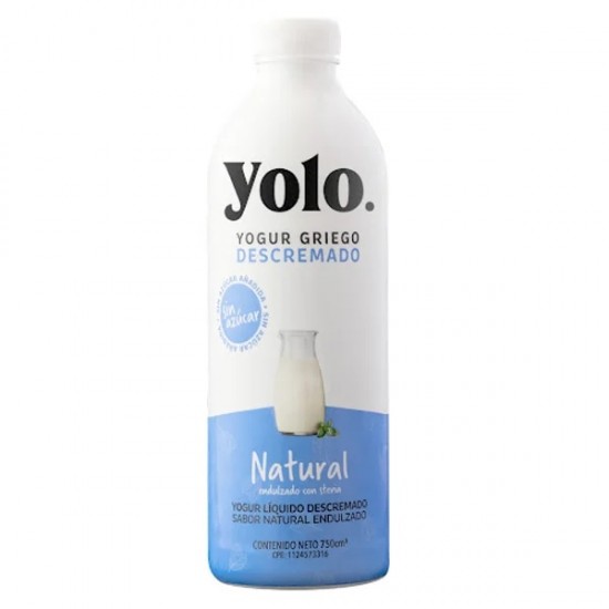 YOGURT GRIEGO YOLO 750ML NATURAL LIQ