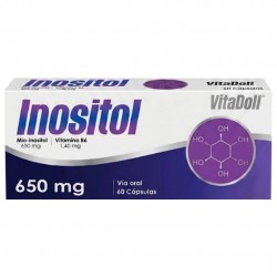 VITADOLL INOSITOL 650MG 14MG X 60CAPS DOLLYFARMA