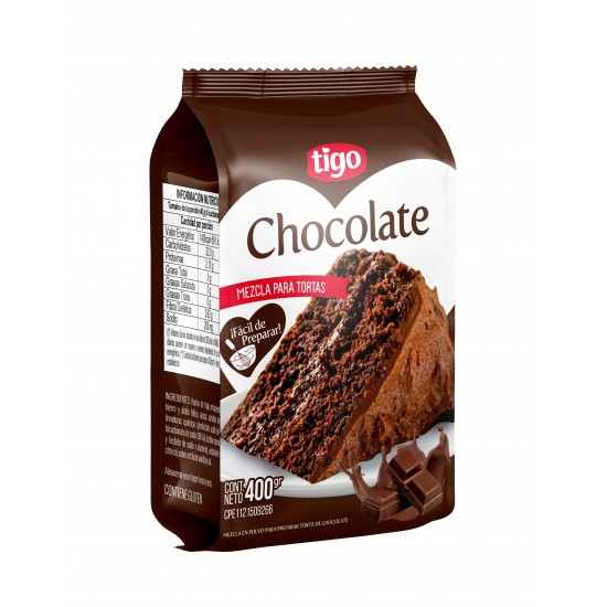MEZCLA DE TORTA TIGO 400GR CHOCOLATE
