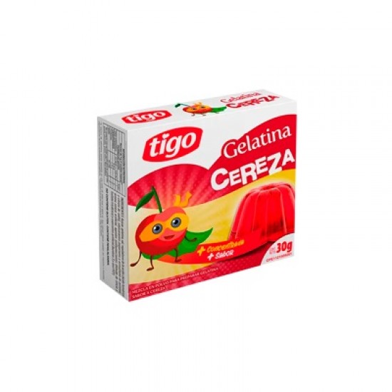 GELATINA TIGO 30GR CEREZA